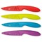 Handy Housewares 4pc Colorful Paring Knife Set with Sheath Covers